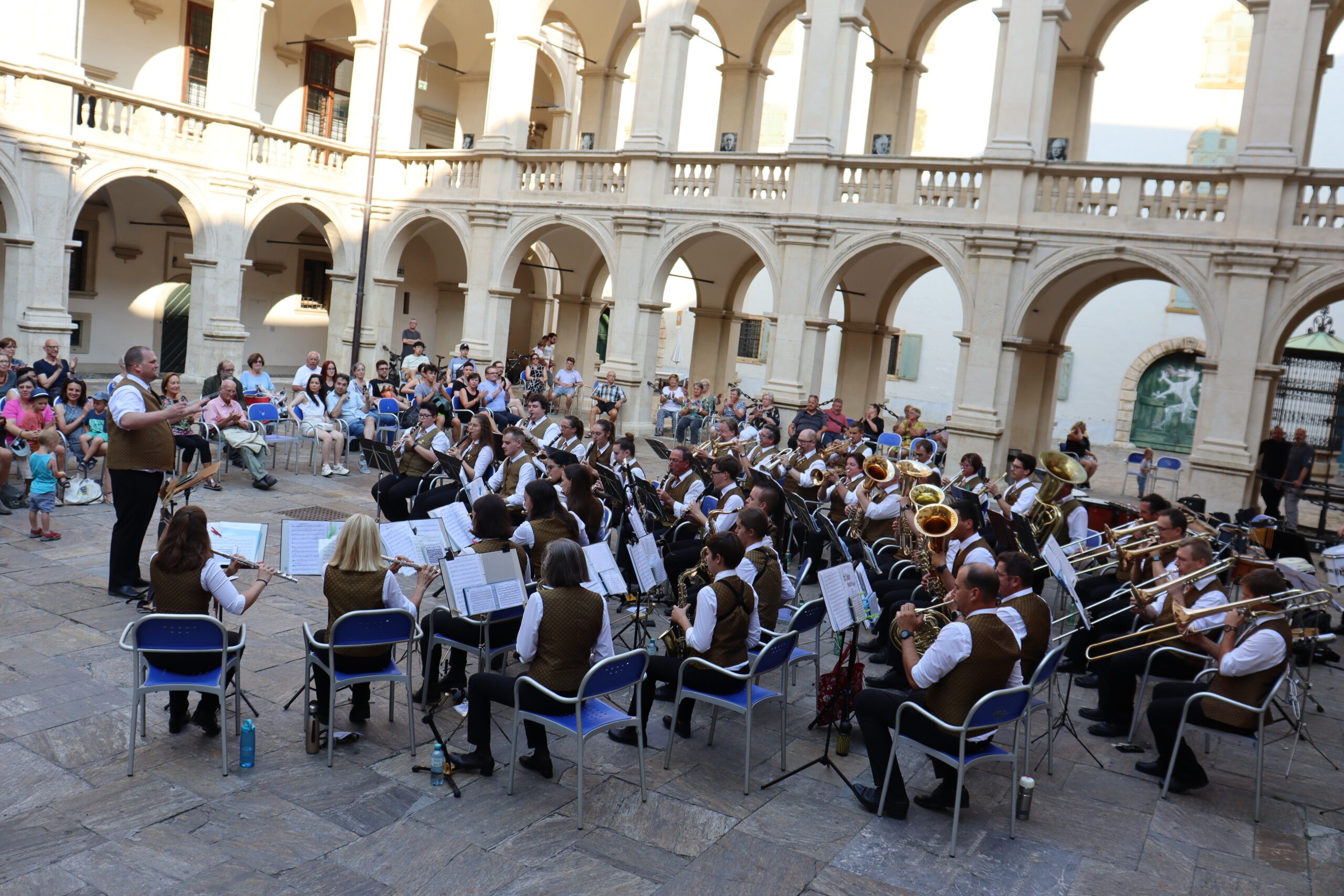 Landhaushofkonzert des Musikvereins Liebenau